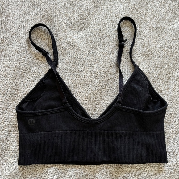 Lululemon | Ebb to Street Bra | Size 4 | Black - Picture 2 of 3
